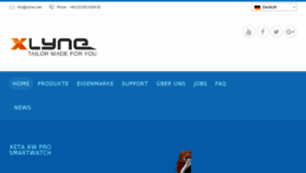 What Xlyne.com website looked like in 2018 (6 years ago)