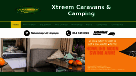 What Xtreemcaravans.co.za website looked like in 2018 (6 years ago)