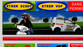 What Xtremscoot.fr website looked like in 2018 (5 years ago)