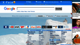 What X-face.pl website looked like in 2018 (6 years ago)
