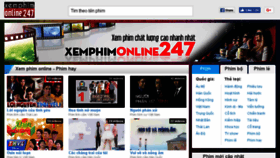 What Xemphimonline247.com website looked like in 2018 (5 years ago)