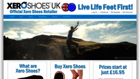 What Xeroshoes.co.uk website looked like in 2018 (5 years ago)