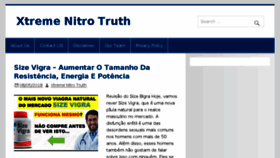 What Xtremenitrotruth.com website looked like in 2018 (5 years ago)