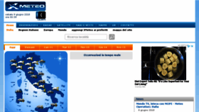 What Xmeteo.it website looked like in 2018 (5 years ago)
