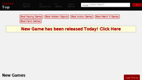 What X.gametop.com website looked like in 2018 (5 years ago)