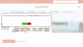 What Xsmokers.gr website looked like in 2018 (5 years ago)