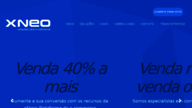 What Xneo.com.br website looked like in 2018 (5 years ago)