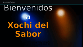 What Xochidelsabor.com website looked like in 2018 (5 years ago)