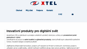What Xtel.cz website looked like in 2018 (5 years ago)