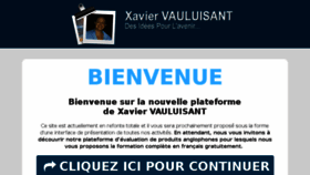 What Xavier-vauluisant.com website looked like in 2018 (5 years ago)
