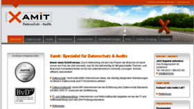 What Xamit-leistungen.de website looked like in 2018 (5 years ago)