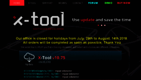 What X-tool.org website looked like in 2018 (5 years ago)
