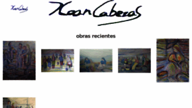 What Xoancabezas.com website looked like in 2018 (5 years ago)