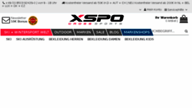 What Xspo.de website looked like in 2018 (5 years ago)