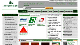 What Xaydung.org website looked like in 2018 (5 years ago)