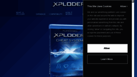 What Xploder.net website looked like in 2018 (5 years ago)