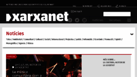 What Xarxanet.org website looked like in 2018 (5 years ago)