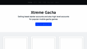 What Xtreme-gacha.com website looked like in 2018 (5 years ago)
