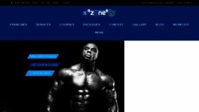 What Xzonegym.com website looked like in 2018 (5 years ago)