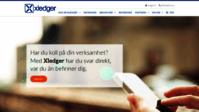 What Xledger.se website looked like in 2018 (5 years ago)