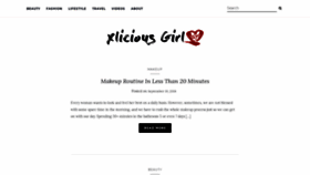 What Xliciousgirl.com website looked like in 2018 (5 years ago)