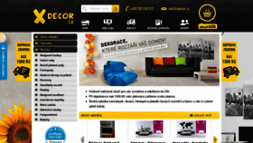 What Xdecor.cz website looked like in 2018 (5 years ago)