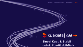 What Xlaxiata.co.id website looked like in 2018 (5 years ago)