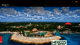 What Xcaret.com.mx website looked like in 2018 (5 years ago)