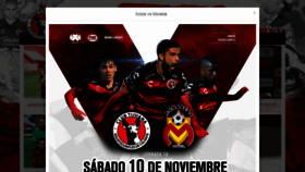 What Xolos.com.mx website looked like in 2018 (5 years ago)