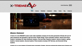What X-tremeav.com website looked like in 2018 (5 years ago)