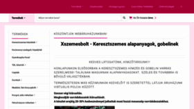 What Xszemesbolt.hu website looked like in 2018 (5 years ago)