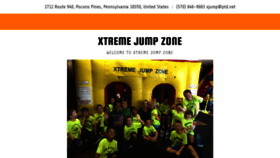 What Xtremejumpzone.com website looked like in 2018 (5 years ago)