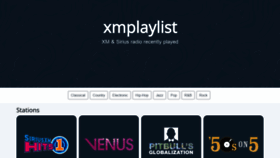 What Xmplaylist.com website looked like in 2018 (5 years ago)