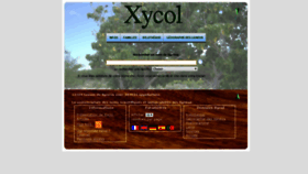 What Xycol.net website looked like in 2018 (5 years ago)