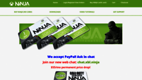 What Xbl.ninja website looked like in 2018 (5 years ago)