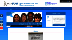 What Xray505.ca website looked like in 2018 (6 years ago)