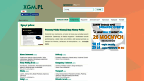 What Xgm.pl website looked like in 2018 (5 years ago)