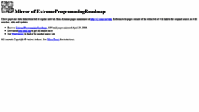 What Xp.c2.com website looked like in 2019 (5 years ago)