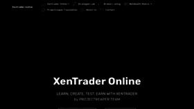 What Xentrader.online website looked like in 2019 (5 years ago)
