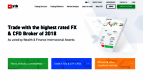What Xtb.com website looked like in 2019 (6 years ago)