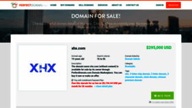 What Xhx.com website looked like in 2019 (5 years ago)