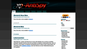 What Xpantispy.org website looked like in 2019 (5 years ago)