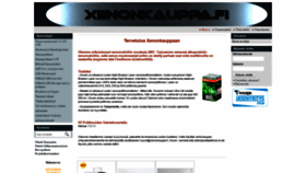 What Xenonkauppa.fi website looked like in 2019 (5 years ago)