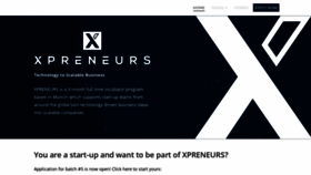 What Xpreneurs.io website looked like in 2019 (5 years ago)