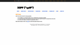 What Xspf.org website looked like in 2019 (5 years ago)