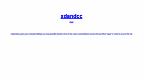 What Xdandcc.org website looked like in 2019 (4 years ago)