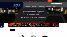 What Xos.com website looked like in 2019 (5 years ago)