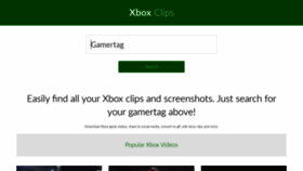 What Xboxclips.co website looked like in 2019 (4 years ago)
