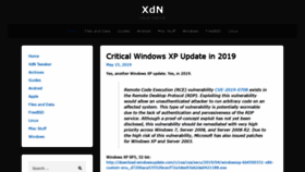 What Xenomorph.net website looked like in 2019 (4 years ago)