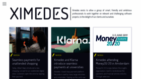 What Ximedes.com website looked like in 2019 (4 years ago)